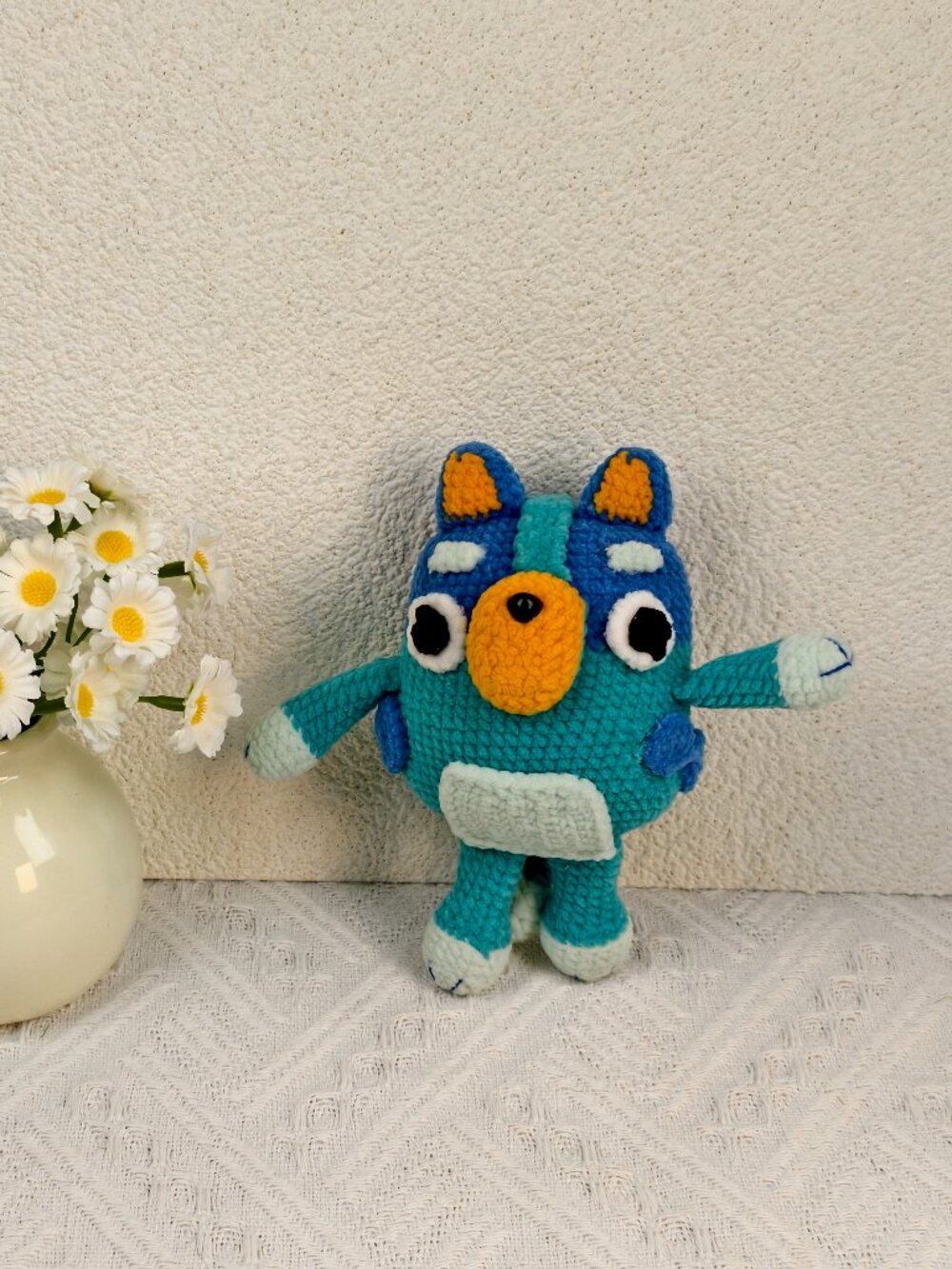 Handmade Amigurumi Crochet Bluey Plushie